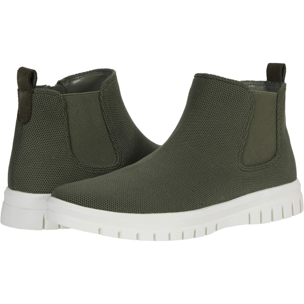 Blondo® (Women's 8 M) Florette™ Waterproof Bootie in Olive Knit